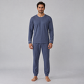 Men's Bamboo Stretch-Knit Sweatshirt and Pants Pajama Set