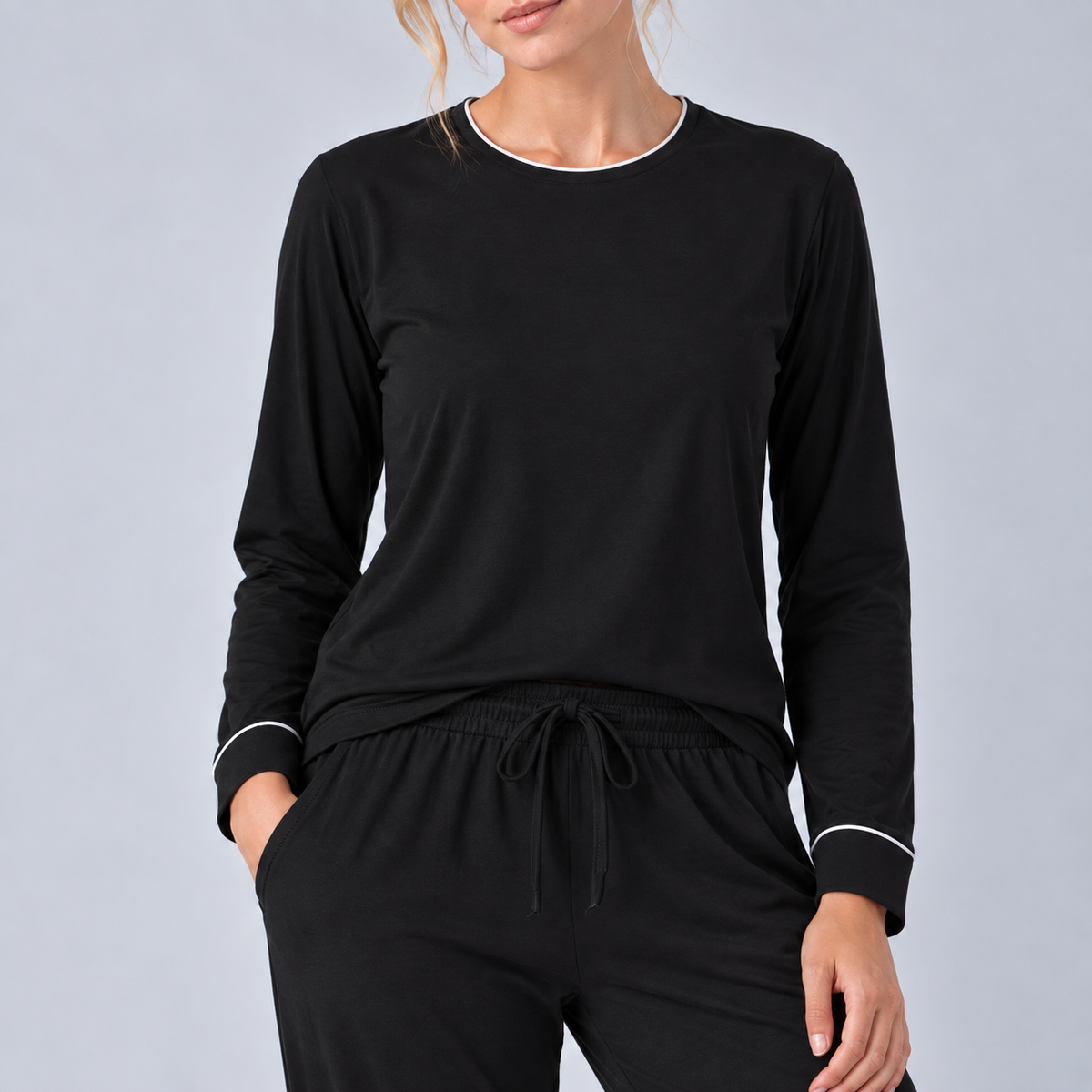 Women's Bamboo Stretch-Knit Sweatshirt