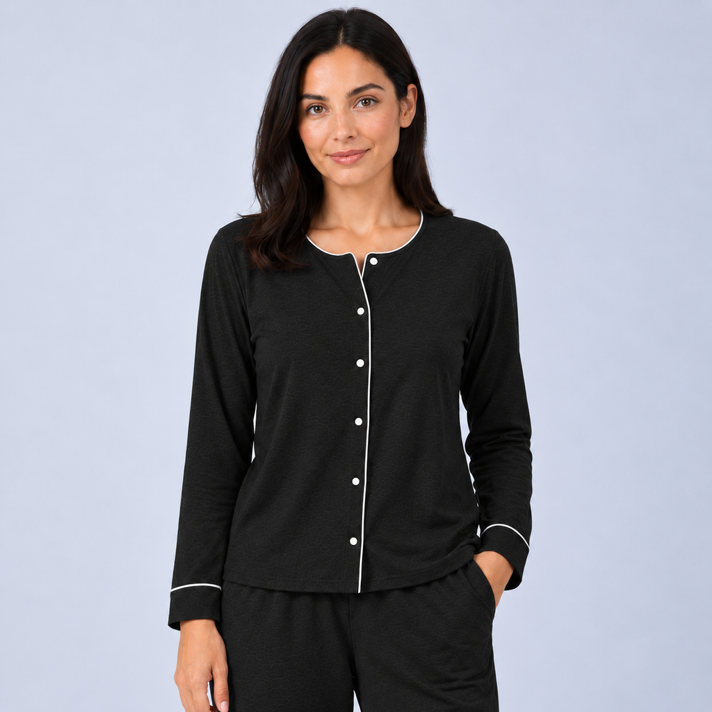 Women's Bamboo Stretch-Knit Long Sleeve Shirt