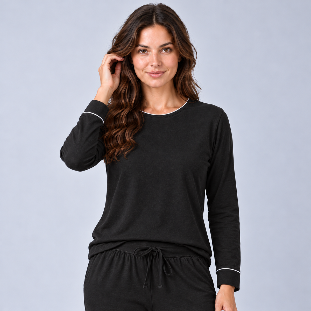 Women's Bamboo Stretch-Knit Sweatshirt