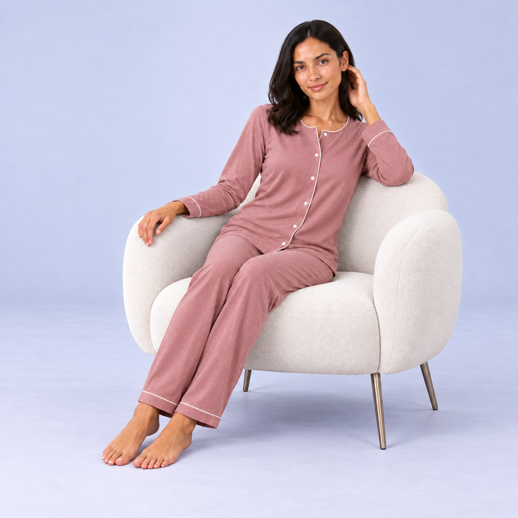 Women's Bamboo Stretch-Knit Long Sleeve Shirt