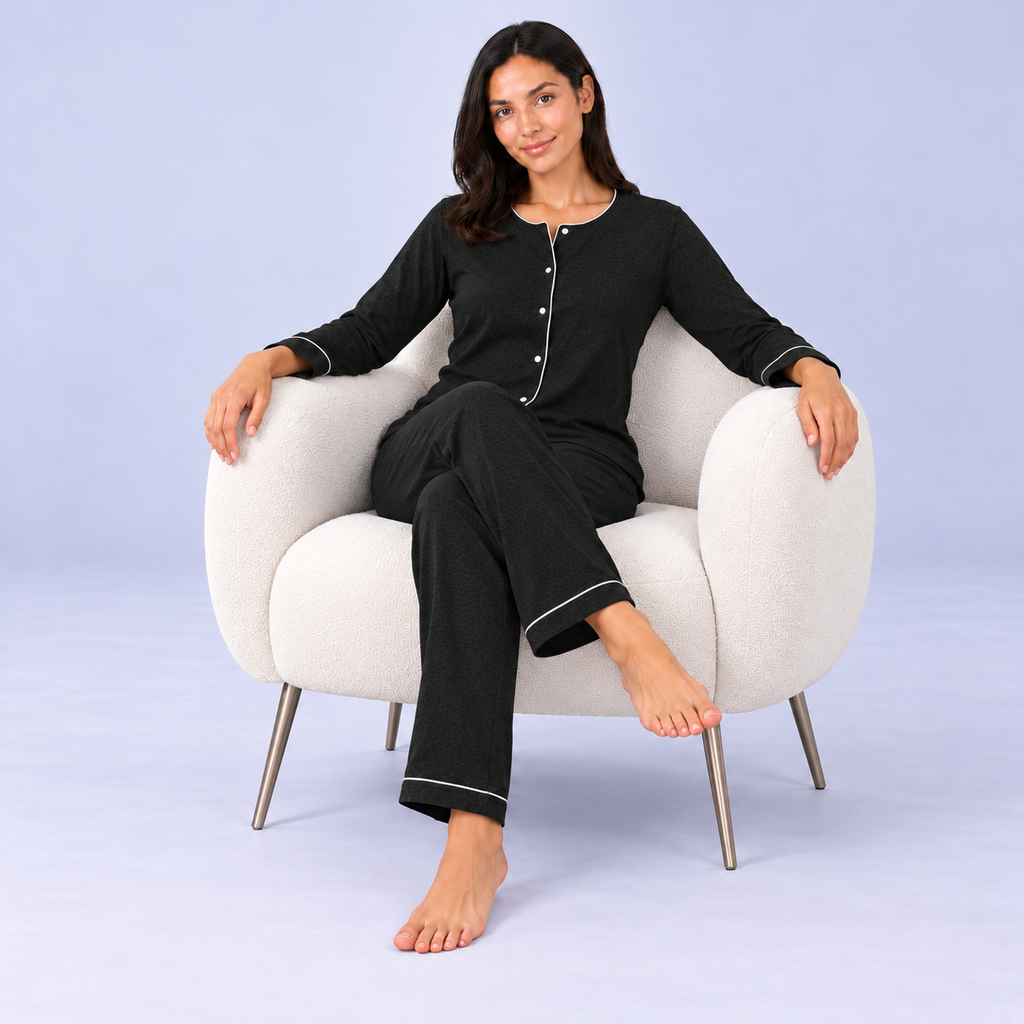 Women's Bamboo Stretch-Knit Long Sleeve Shirt