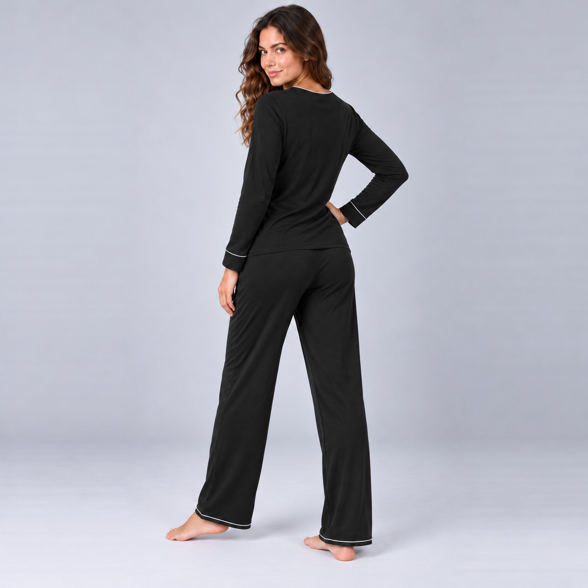 Women's Bamboo Stretch-Knit Sweatshirt