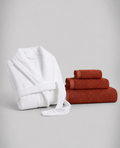 Bamboo Bathrobe + Bamboo Towel-set