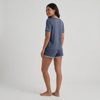 Women's Bamboo Stretch-Knit Shirt and Shorts Pajama Set