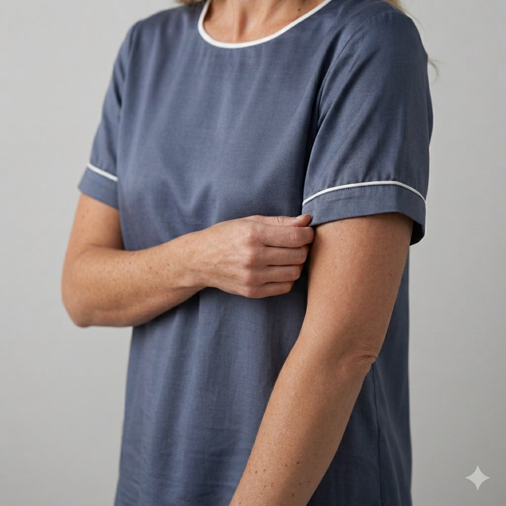 Women's Bamboo Stretch-Knit T-shirt and Shorts Pajama Set